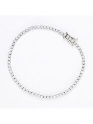 DIAMANTA Złota bransoletka "Rivière 1 Carat" z diamentami rozmiar: onesize. Szare bransoletki damskie DIAMANTA, złote. Za 6,524.99 zł.