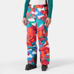 Damskie spodnie narciarskie z kieszeniami cargo Helly Hansen Switch. Czerwone spodnie sportowe damskie Helly Hansen, na zimę, bez wzorów, narciarskie. W wyprzedaży za 700.75 zł.