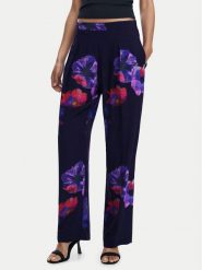 Desigual Spodnie materiałowe 25SWPWX5 Czarny Relaxed Fit. Czarne spodnie materiałowe damskie Desigual, bez wzorów, z materiału. Za 239.99 zł.