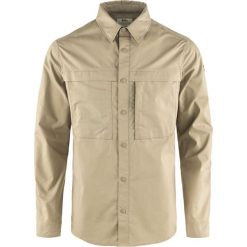 Koszula turystyczna Fjallraven Abisko Trail Shirt LS. Brązowe koszule damskie Fjällräven, m, bez wzorów, z bawełny, bez kołnierzyka, bez ramiączek. Za 577.49 zł.