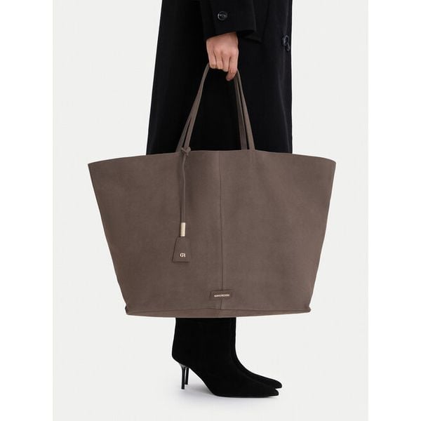 Torebka GINO ROSSI. Brązowe shopper bag Gino Rossi, bez dodatków. Za 499.99 zł.