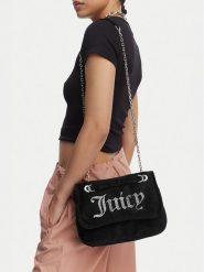Juicy Couture Torebka CEO-BEJXT8762WPO. Czarny. Czarne torebki klasyczne damskie Juicy Couture, z materiału, bez dodatków. Za 279.99 zł.
