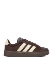 Adidas Sneakersy CWBEO-STREETTALK KZ6739 Brązowy ciemny. Brązowe obuwie sportowe damskie Adidas, ze skóry, bez zapięcia. Za 279.99 zł.