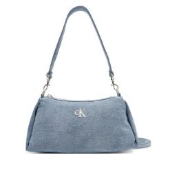 Torebka Calvin Klein. Niebieskie torebki klasyczne damskie Calvin Klein, z denimu, bez dodatków. Za 259.99 zł.