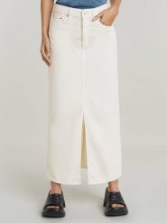 G-Star Spódnica dżinsowa w kolorze białym rozmiar: W31. Białe spódnice damskie G-Star, na co dzień, bez wzorów, z bawełny, klasyczne, maxi. Za 113.90 zł.