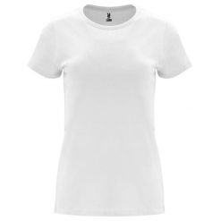 Koszulka Capri Dla Kobiet. Białe koszulki damskie ROLY, bez wzorów, bez kołnierzyka, bez ramiączek. Za 45.99 zł.