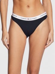 Tommy Hilfiger Figi klasyczne UW0UW03836 Granatowy. Niebieskie figi Tommy Hilfiger, bez wzorów, z bawełny. Za 69.99 zł.