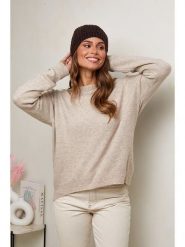 Soft Cashmere Sweter w kolorze beżowym rozmiar: 34/36. Brązowe swetry klasyczne damskie Soft Cashmere, bez kołnierzyka. Za 113.90 zł.