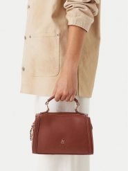 Beverly Hills Polo Club Torebka EO-BHPC-C-019-10 Brązowy jasny. Brązowe kuferki damskie Beverly Hills Polo Club, bez wzorów, ze skóry, bez dodatków. Za 189.99 zł.