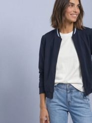 Street One bluza z kapturem Kobiety Modal niebieski, 42. Niebieskie bluzy damskie Street One, bez wzorów, z kapturem. Za 299.95 zł.