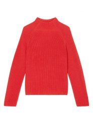 Marc O´Polo Sweter w kolorze czerwonym rozmiar: XL. Czerwone swetry klasyczne damskie xl, z bawełny, bez kołnierzyka. Za 223.99 zł.