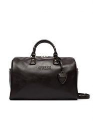 Guess Torebka V6BZ06 W4595 Brązowy ciemny. Brązowe kuferki damskie Guess, z aplikacjami, ze skóry, bez dodatków. Za 434.99 zł.