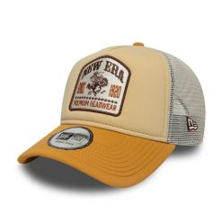 Czapka Trucker New Era Graphic Patch. Brązowe czapki z daszkiem damskie New Era, bez wzorów. Za 161.50 zł.
