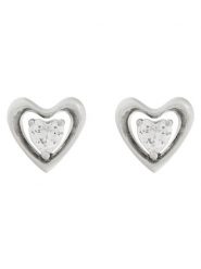 Guess Kolczyki JUBE05 024JW Srebrny. Szare kolczyki damskie Guess, metalowe. Za 119.99 zł.