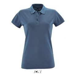 Damska koszulka polo Sol's Perfect. Niebieskie koszulki damskie SOL'S, s, bez wzorów, bez kołnierzyka, bez ramiączek. Za 106.50 zł.