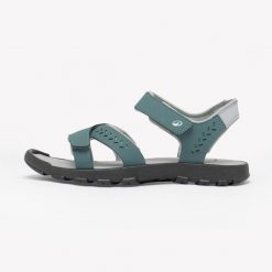 Second Life - Sandały turystyczne damskie Quechua NH100 - Stan Doskonały. Szare sandały damskie QUECHUA, bez wzorów, z materiału, bez obcasa, bez zapięcia. Za 58.99 zł.