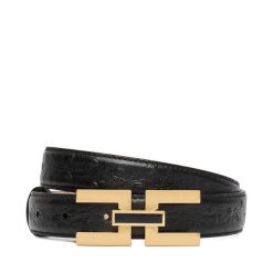 Pasek Damski Elisabetta Franchi. Czarne paski damskie Elisabetta Franchi, bez wzorów. Za 849.99 zł.