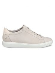 Ecco Skórzane sneakersy "Classic" w kolorze beżowym rozmiar: 41. Brązowe obuwie sportowe damskie ECCO, ze skóry, bez zapięcia. Za 320.63 zł.