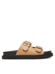 MEXX Klapki EO-MX/021C-HY Beżowy. Brązowe klapki damskie Mexx, bez wzorów, ze skóry, bez obcasa, bez zapięcia. Za 249.99 zł.