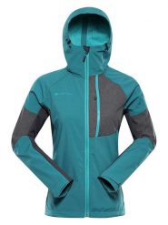 Alpine Pro Kurtka softshellowa w kolorze turkusowym rozmiar: L. Niebieskie kurtki sportowe damskie Alpine Pro, l, bez wzorów, z materiału, bez kaptura. Za 301.64 zł.