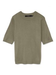 ONLY Sweter w kolorze oliwkowym rozmiar: XL. Brązowe swetry klasyczne damskie Only, xl, bez kołnierzyka. Za 96.60 zł.