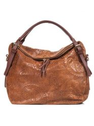 Anna Morellini Skórzany shopper bag "Cortona" w kolorze brązowym - 40 x 36 x 16 cm rozmiar: onesize. Brązowe shopper bag Anna Morellini, bez wzorów, z materiału, na ramię, bez dodatków. Za 322.73 zł.