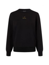 Armani Exchange Bluza Kobiety wiskoza czarny, S. Czarne bluzy damskie Armani Exchange, s, bez wzorów, z wiskozy, bez kaptura. Za 279.95 zł.