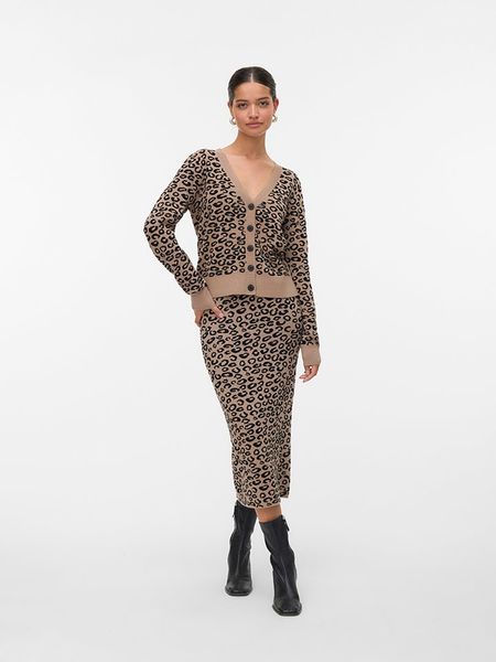 Vero Moda Kardigan w kolorze beżowym rozmiar: S. Brązowe kardigany damskie Vero Moda, s, bez wzorów. Za 95.95 zł.