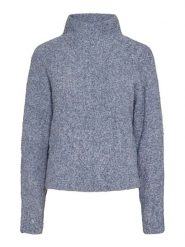 Pieces Sweter w kolorze niebieskim rozmiar: S. Niebieskie swetry klasyczne damskie Pieces, s, ze splotem, bez kołnierzyka. Za 92.21 zł.