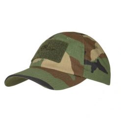 Czapka baseballowa z daszkiem. Brązowe czapki z daszkiem damskie HELIKON-TEX, bez wzorów. Za 82.99 zł.