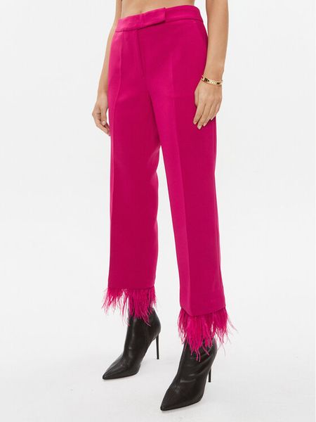 MICHAEL Michael Kors Spodnie materiałowe MH330K43GZ Różowy Regular Fit. Czerwone spodnie materiałowe damskie MICHAEL Michael Kors, bez wzorów, z materiału. Za 1,069.00 zł.