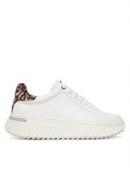DKNY Sneakersy Lobeco K3510478 Biały. Białe obuwie sportowe damskie DKNY, ze skóry, bez zapięcia. Za 349.99 zł.