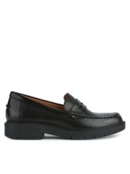 Geox Mokasyny D Spherica Ec1 D25QRA 00043 C9997 Czarny. Czarne mokasyny damskie Geox, ze skóry, bez obcasa. Za 319.99 zł.