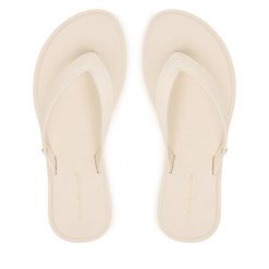 Japonki Tommy Hilfiger. Klapki damskie Tommy Hilfiger, bez wzorów, bez obcasa, bez zapięcia. Za 189.99 zł.