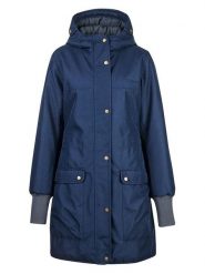 Finside Parka zimowa "Oikku" w kolorze granatowym rozmiar: 40. Niebieskie parki damskie finside, na zimę, s, bez kaptura. Za 630.99 zł.