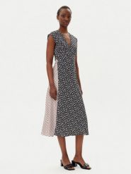 Marella Sukienka letnia Scopa 2513221362200 Czarny Regular Fit. Czarne sukienki damskie Marella, bez wzorów, z wiskozy, bez ramiączek. Za 1,079.00 zł.