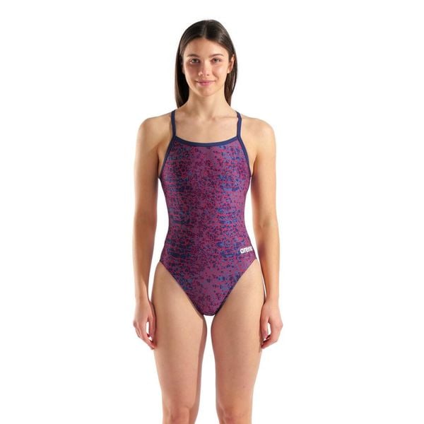 Strój Kąpielowy Damski Arena Snakeskin Swimsuit Challengeback. Niebieskie stroje jednoczęściowe Arena, bez wzorów, z materiału. Za 259.00 zł.