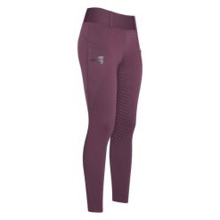Damskie legginsy jeździeckie z pełną przyczepnością Easy Rider Don. Czerwone legginsy damskie EASY RIDER, bez wzorów. Za 488.40 zł.