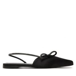 Sandały Max Mara. Czarne sandały damskie Max Mara, bez wzorów, bez obcasa, na płaskiej podeszwie, bez zapięcia. Za 1,389.00 zł.