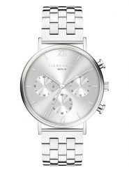 Liebeskind Chronograf w kolorze srebrnym rozmiar: onesize. Szare, analogowe zegarki damskie Liebeskind, srebrne. Za 505.13 zł.