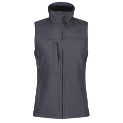 Damska Kamizelka Softshell Flux. Szare kamizelki damskie Regatta, l, bez wzorów, z softshellu, bez kaptura. Za 162.99 zł.