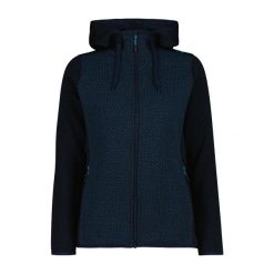 Kurtka turystyczna damska z kapturem i zamkiem CMP. Niebieskie kurtki damskie CMP, xs, bez wzorów, z kapturem. Za 292.60 zł.