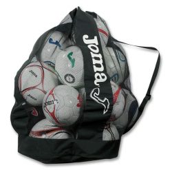 Torba na 14 balonów Joma. Czarne torby sportowe Joma, bez wzorów, z materiału, duże. Za 260.50 zł.