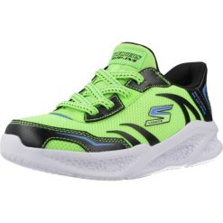 Buty SKECHERS METEOR-LIGHTS Zielony. Zielone obuwie trekkingowe damskie Skechers, z syntetyku, bez zapięcia. Za 258.99 zł.