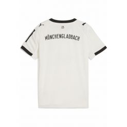 Młodzieżowa koszulka domowa Borussia Mönchengladbach 25/26 PUMA Warm White Black. Biała bluzki damskie Puma, m, bez wzorów, bez kołnierzyka, bez ramiączek. Za 349.00 zł.