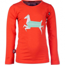 Koszulka "Paperwork" w kolorze pomarańczowym. Brązowe koszulki i t-shirty dziewczęce 4FunkyFlavours Kids, z okrągłym kołnierzem, z długim rękawem. W wyprzedaży za 82.95 zł.