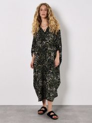 Apricot Sukienka w kolorze khaki rozmiar: XL. Brązowe sukienki damskie Apricot, bez wzorów, z wiskozy, bez ramiączek. Za 82.99 zł.