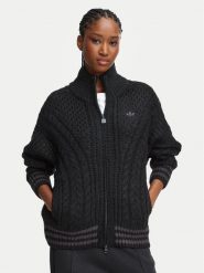 Adidas Kardigan Cable Knit Firebrid Track Top KT2289 Czarny Regular Fit. Czarne kardigany damskie Adidas, l, bez wzorów, z syntetyku. Za 599.99 zł.