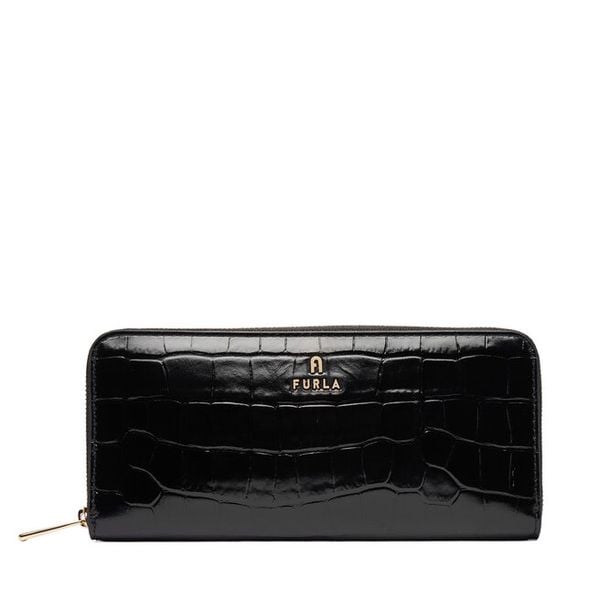 Portfel Furla. Czarne portfele damskie Furla, bez wzorów. Za 809.99 zł.
