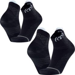 Skarpety do biegania dla doroslych Sidas Run Anatomic Ankle zestaw 2 par. Czarne skarpetki damskie SIDAS, bez wzorów, z elastanu. Za 149.00 zł.